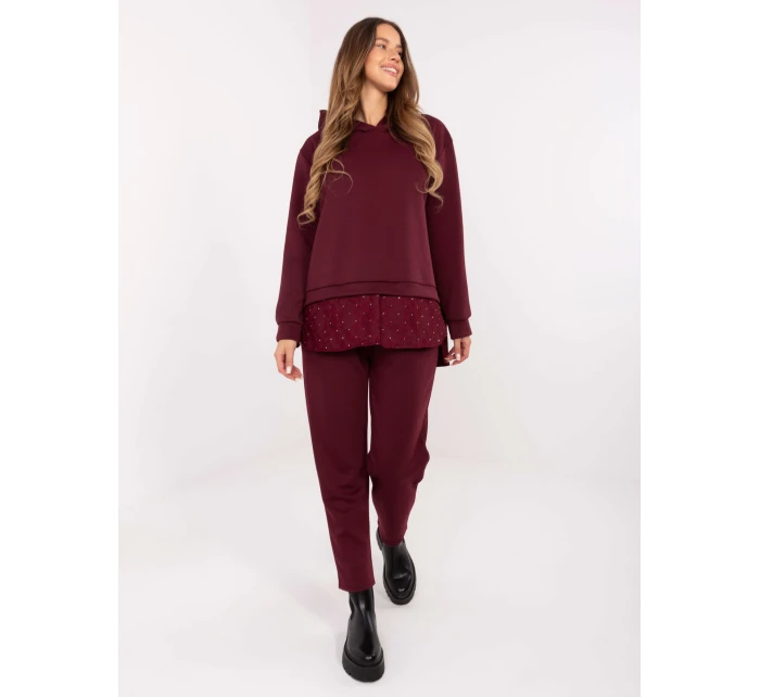 Komplet IT KMPL model 21494224 bordowy - FPrice Komplet IT KMPL model 21494224 bordowy - FPrice