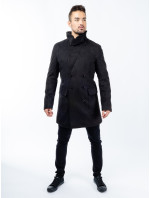 Pánsky kabát GLANO - čierny
