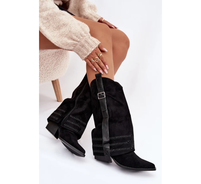 Kovbojské topánky Camilora - čierne Kovbojské topánky Camilora - čierne