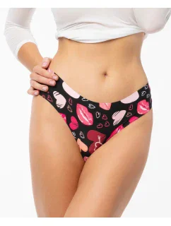 Dámske tangá Brazilian Kiss Me Brasil Black Mix - Julimex