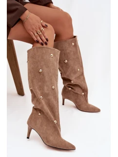 Topánky na podpätku model 221149 Krok vo veľkom štýle