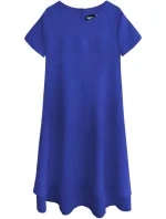 Trapézové šaty v Chrpová farbe (436ART)