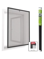 MOSKYTIÉRA DO OKNA ALU 100X120 ANTRACIT