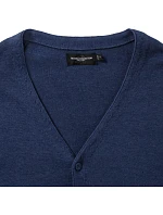 Pánský pletený cardigan s výstřihem do V 11. black model 22476185 - Russell Athletic