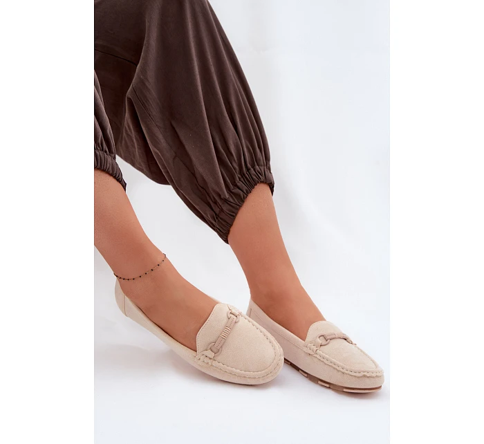 Dámské mokasíny ploché béžové Olisa Dámské mokasíny ploché béžové Olisa