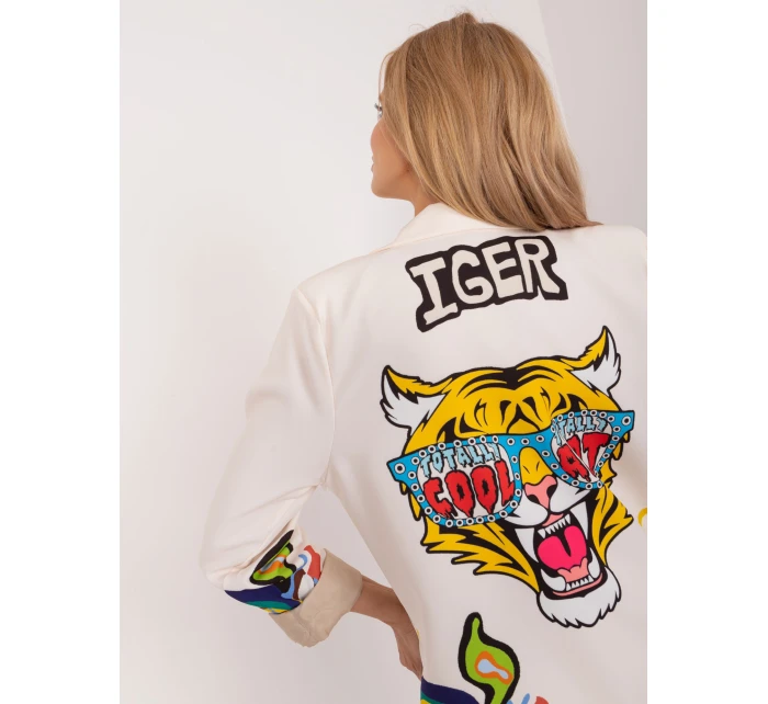 Marynarka DHJ MA 18525 model 21217543 ecru - FPrice