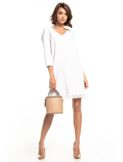 Dámske šaty T324/1 Biela - Tessita