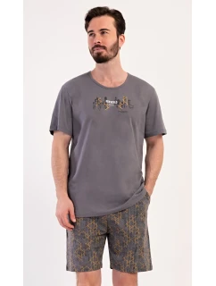 Dámske domáce šaty s krátkymi rukávmi Barbara