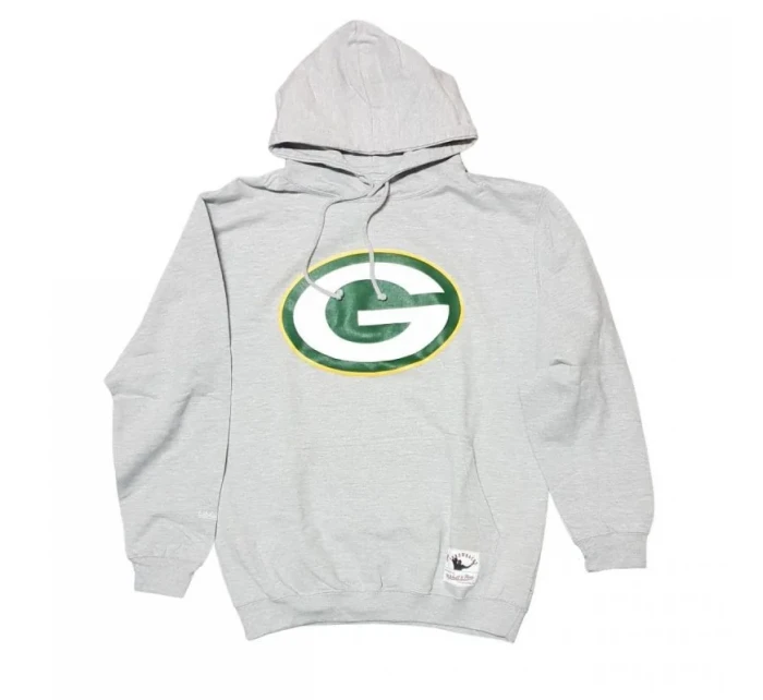 Mitchell & Ness Team Logo Hoody Green Bay Pacers M HDSSINTL1052-GBPGREY pánska mikina s kapucňou