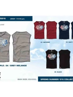 pánské tílko černá model 21348647 - LEONE