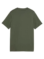 Detské tričko Puma ESS Small No.1 Logo Centered Tee, farba khaki, 692975 86