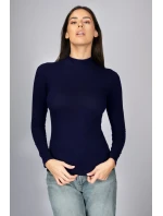 Dámsky sveter s rolákom a kašmírovou zmesou Intimidea Farba: