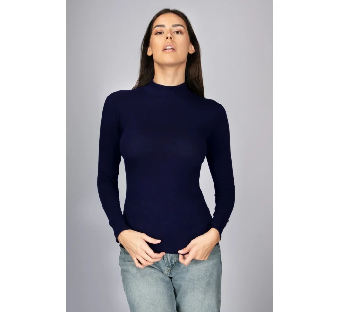 Dámsky sveter s rolákom a kašmírovou zmesou Intimidea Farba: