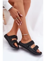 Dámské Pěnové Sandály Se Zipem Big Star Černé model 21694586 - Big Star Shoes