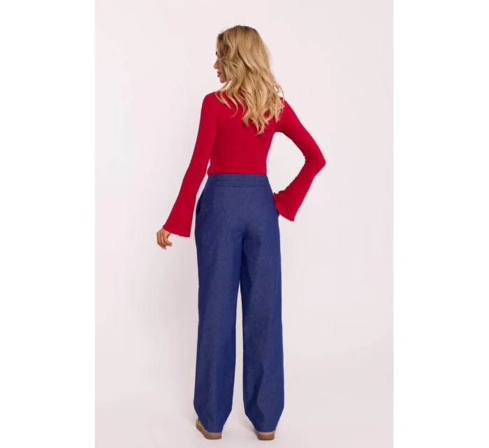 model 20475988 Široké kalhoty modré - Moe model 20475988 Široké kalhoty modré - Moe