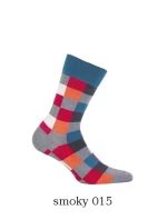 Pánske ponožky Wola Perfect Man vzorované W 94N03 Casual