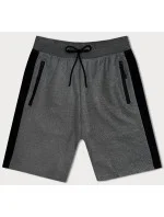 Tmavosivé pánske športové kraťasy (8K281-5)