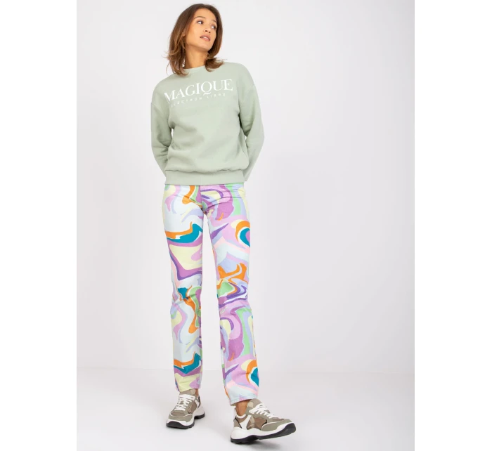 Mikina D10047O02417B pistáciová