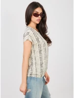 Tričko D12110M02646F light beige Tričko D12110M02646F light beige