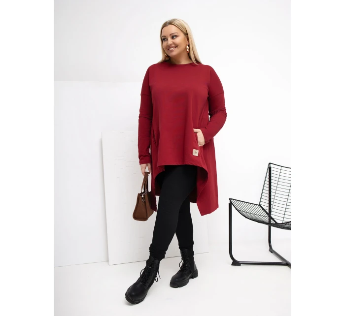 Tunika RV TU 5042.09X bordová