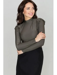 Dámska blúzka K438 khaki - Katrus