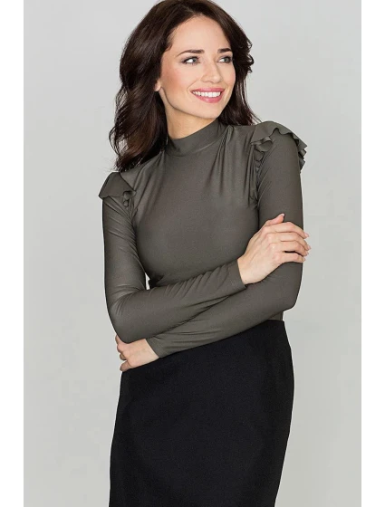 Dámska blúzka K438 khaki - Katrus