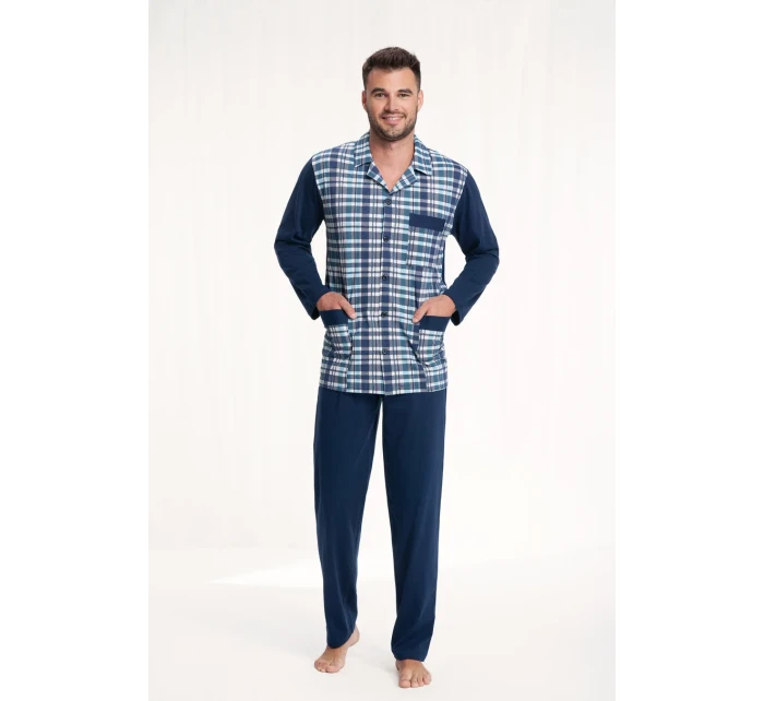 Pánské rozepínací pyžamo model 21180200 - Luna Pánské rozepínací pyžamo model 21180200 - Luna