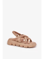 Sandále model 214729 Krok vo veľkom štýle