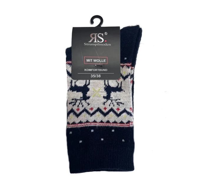 RiSocks 43356 Mit Wolle Komfortbund ponožky 35-46