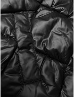 Čierna prešívaná dámska vesta (YP-22069-1)