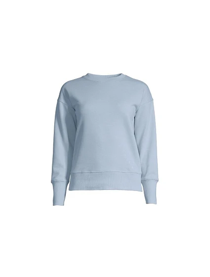 CASALL Froté mikina s krkem Natural Dye modrá