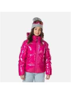 Rossignol Puffy Shiny Rip-Stop Jkt Jacket pink