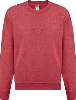 Fruit of the Loom Classic Kids Set-In Sweat Detská mikina 16.2041 vintage heather red