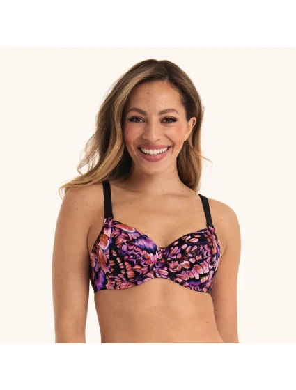 Style Smilla Top Bikini - vrchný diel 8444-1 rosewood - Anita Classix