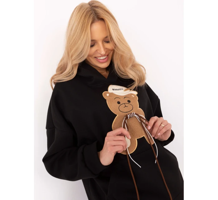 Mikina DHJ BL A8695.65P čierna Mikina DHJ BL A8695.65P čierna