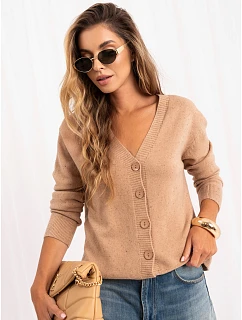 Sweter PM SW PM model 22361700 camelowy - FPrice