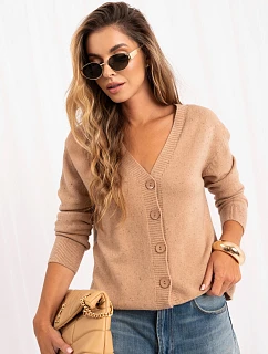 Sweter PM SW PM model 22361700 camelowy - FPrice