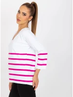 Blúzka RV BZ 8008.63 biela a ružová
