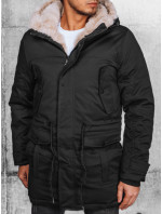 Pánska čierna zimná bunda Dstreet TX4605