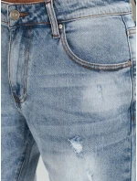 Pánské džínové šortky modré model 21989872 - Dstreet