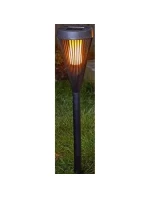 SOLÁRNA BATERKA 2V1 EFEKT PLAMEŇA 12 LED