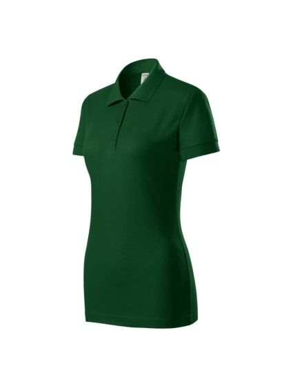 Dámske polo tričko Joy (fľaškovo zelená)