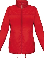 B&C Sirocco /women Dámska vetrovka bez podšívky 01.0902 červená