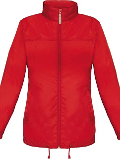 B&C Sirocco /women Dámska vetrovka bez podšívky 01.0902 červená