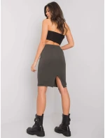 Sukně RV SD tmavá khaki model 17292571 - FPrice Sukně RV SD tmavá khaki model 17292571 - FPrice