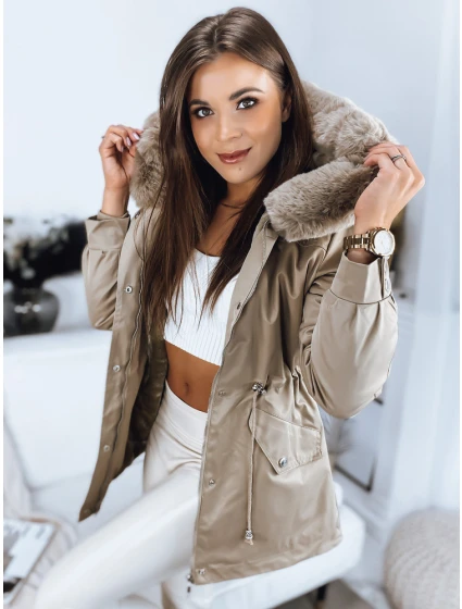 Dámská bunda MEGI beige Dstreet TY3304