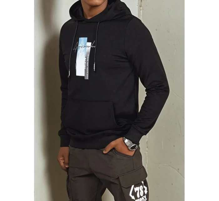 Pánská mikina s kapucí černá Dstreet model 21976168 - FashionStreet