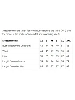 VICTORIA Bílé dámské trapézové šaty se světle modrým vzorem model 20185765 - numoco