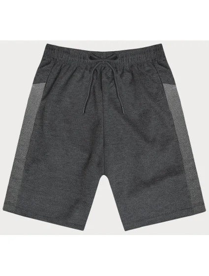 Tmavě šedé pánské kraťasy model 18612023 - J.STYLE Tmavě šedé pánské kraťasy model 18612023 - J.STYLE