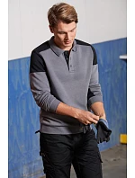 Printer Prime Polosweater Polo mikina 61.2060 čierna/červená Printer Prime Polosweater Polo mikina 61.2060 čierna/červená